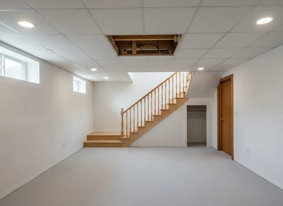 Basement stair rebuilt in Millersville